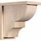 Ekena Millwork Ridgewood Smooth Corbel w/Backplate, Douglas Fir, 7 1/2"W x 14"D x 14"H COR08X14X14RID01SDF - alternate 1